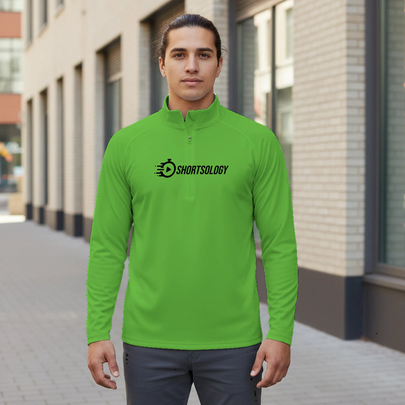 Men’s Quarter-Zip | Sport-Tek ST850 | Shortsology Logo