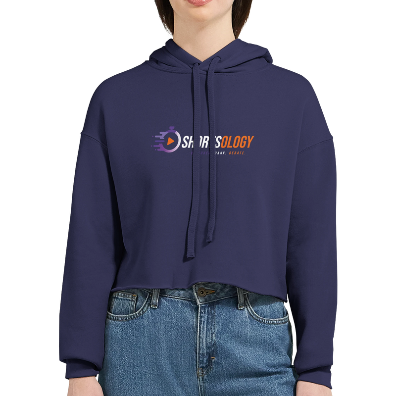 Women's Cropped Hoodie | Bella + Canvas 7502 | Shortsology Logo
