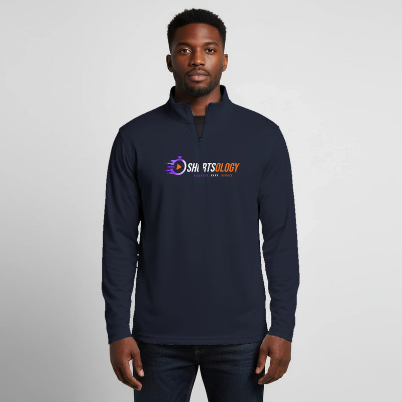 Unisex Quarter-Zip Pullover | Sport-Tek ST357 | Shortsology Logo
