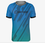 Men's Athletic T-Shirt | Chicago Fire version 2 (CAA-03)  | Shortsology Logo with Icon Emblem