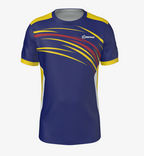 Men's Athletic T-Shirt | New England (CAA-03) | Shortsology Logo with Icon Emblem