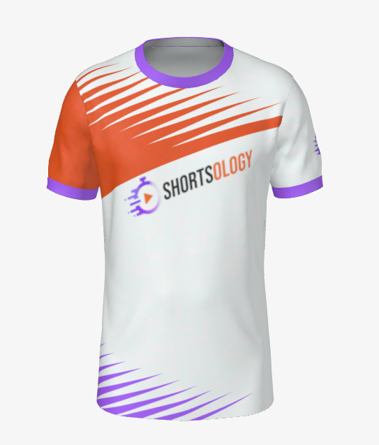 เสื้อยืดออกกำลังกายชาย | Poised Dragons (CAA-03) | โลโก้และสัญลักษณ์ Shortsology