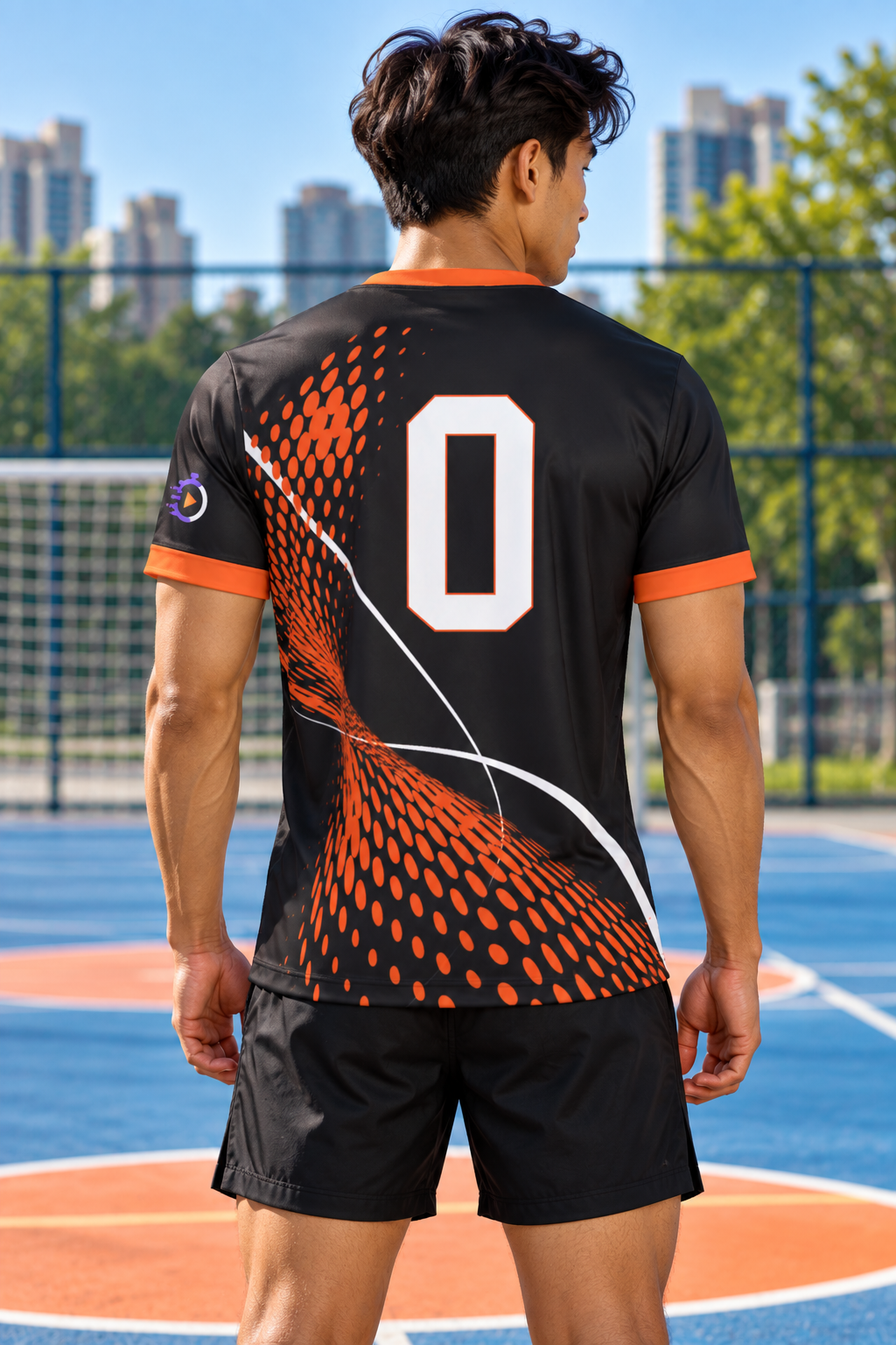 Men's Athletic T-Shirt | Black Panthers (CAA-03) | Shortsology Logo with Icon Emblem